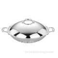 Stainless Steel deep Tripod/frying pan